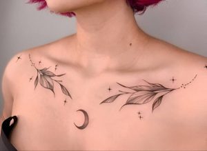 25 Collarbone Tattoo Ideas Full of Feminine Charm