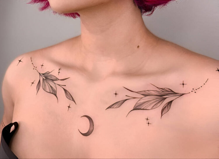 25 Collarbone Tattoo Ideas Full of Feminine Charm