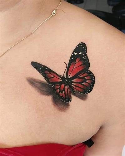 3D Butterfly Tattoo Designs