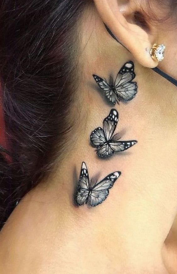 3D Butterfly Tattoo Designs