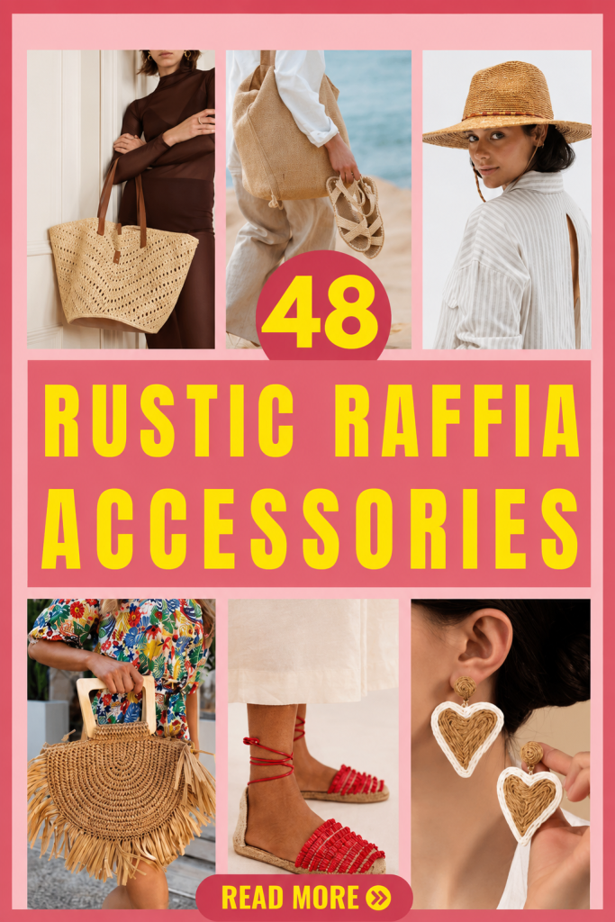 48 Raffia Accessories To Embrace The Dynamic Summery Vibe