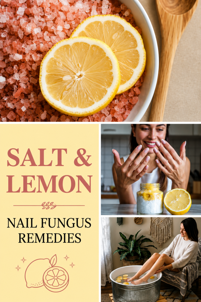 Cure Nail Fungus Naturally with Salt and Lemon to the Rescue