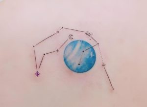 50+ Aquarius Tattoo Ideas for Women to Show Your Zodiac Pride