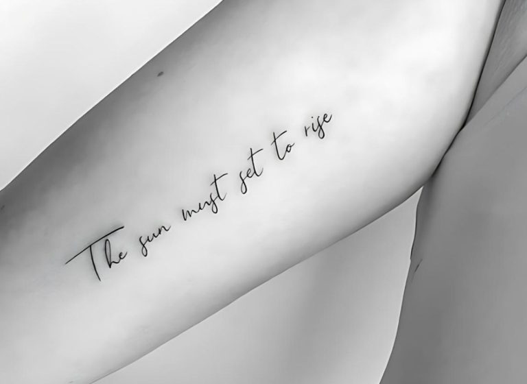 45+ Meaningful Quote Tattoo Ideas for Inner Strength