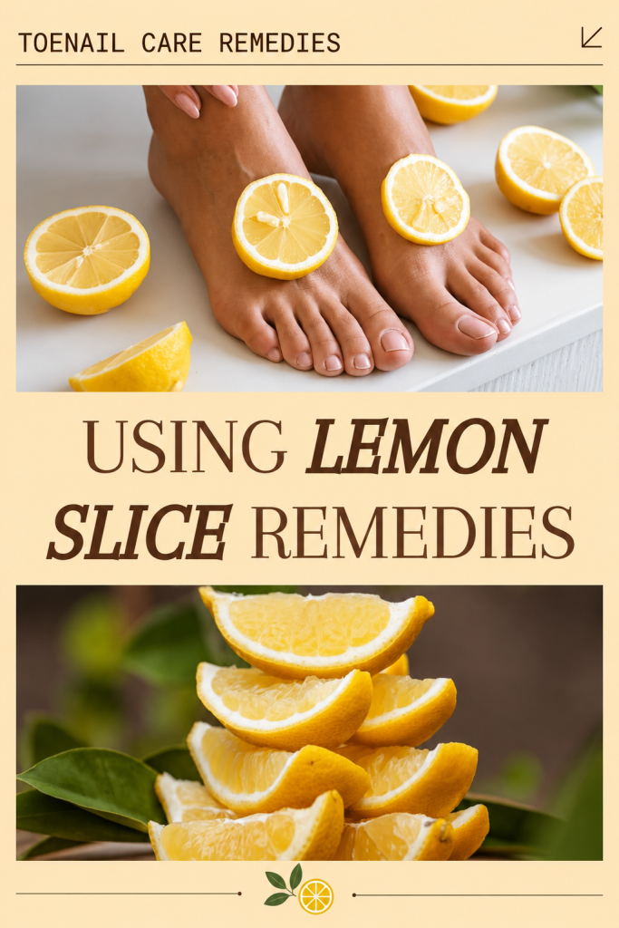 Strengthen Your Toenails with The Surprising Benefits of Using Lemon Slices