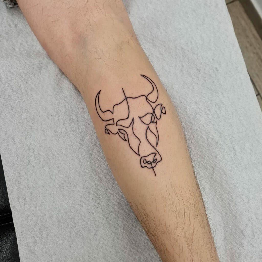 Abstract Line Tattoo Art