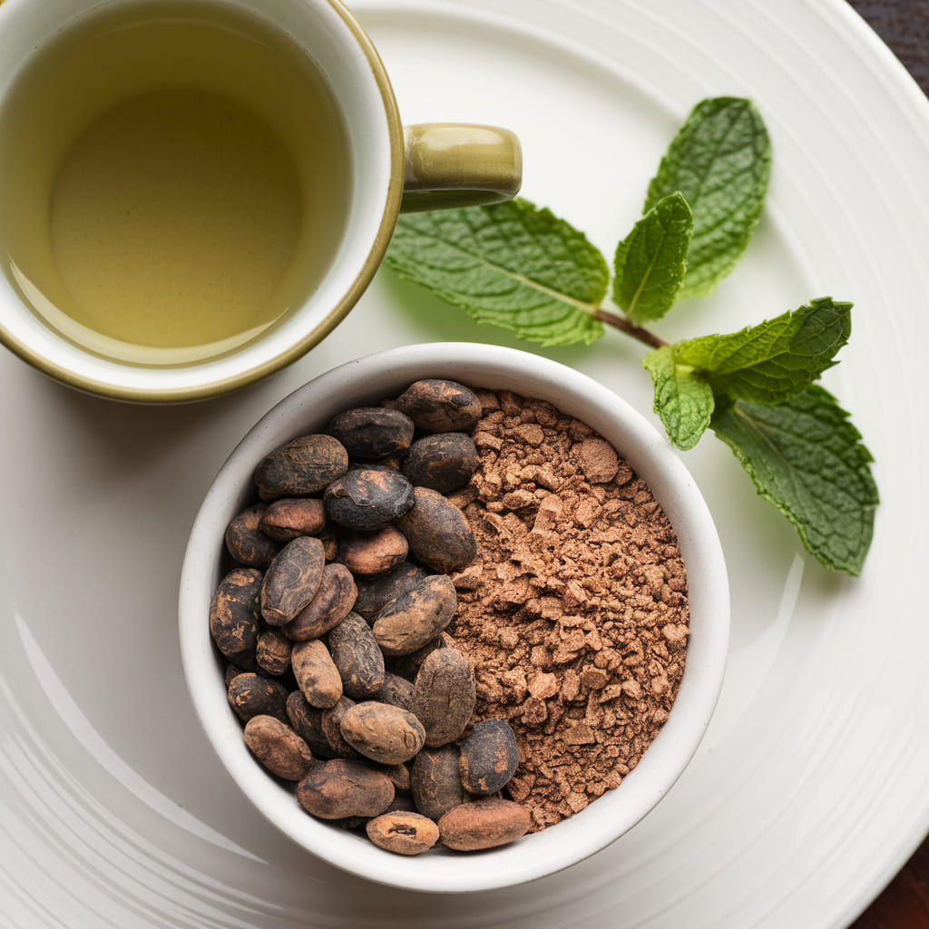 Acne-Fighting Cocoa and Green Tea Mask
