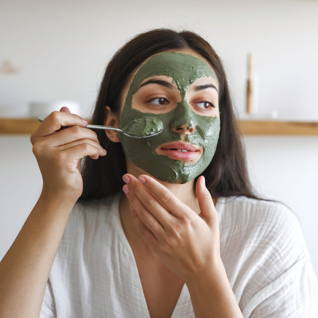 Acne-Fighting Parsley and Honey Mask