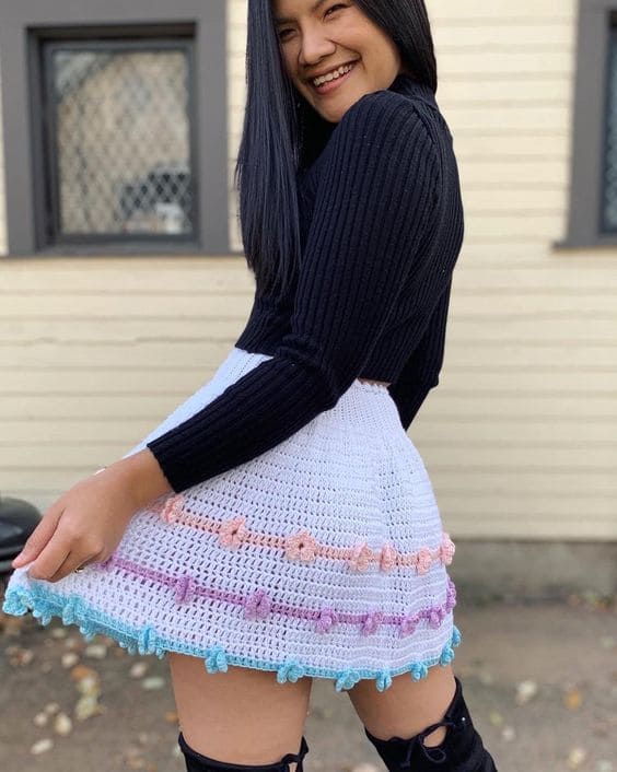  Adorable Crochet Skirts