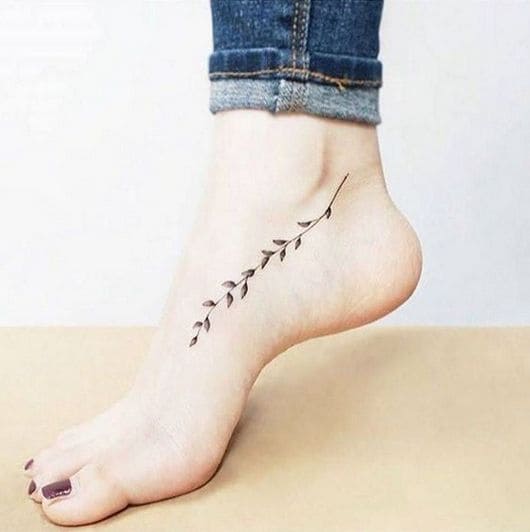 Adorable Mini Foot Tattoos For Women