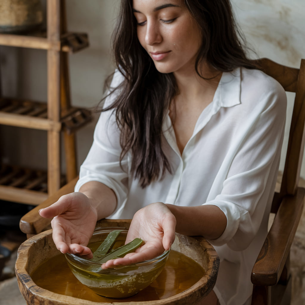 Aloe Vera Tip for Stronger Nails