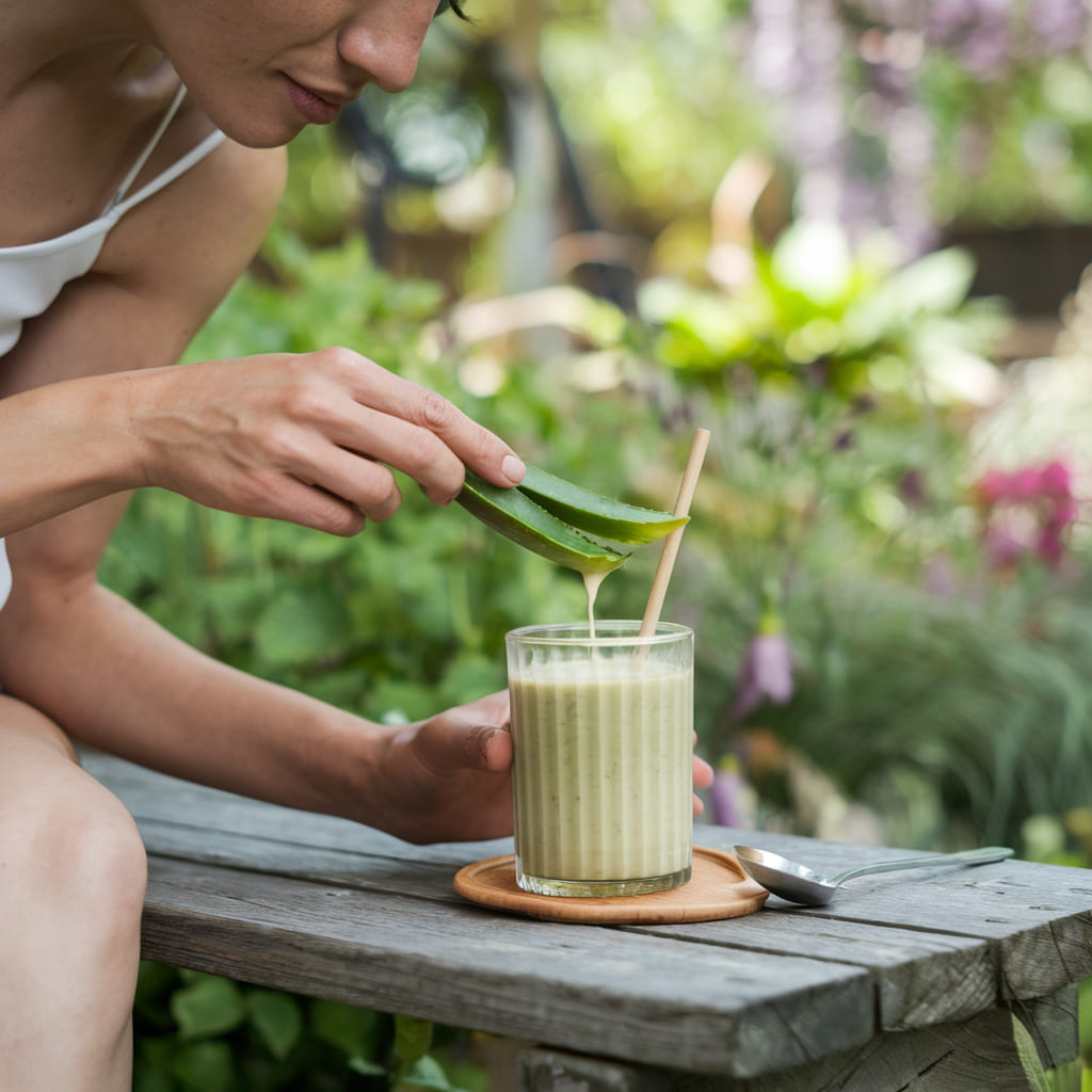 Aloe Vera and Honey Smoothie