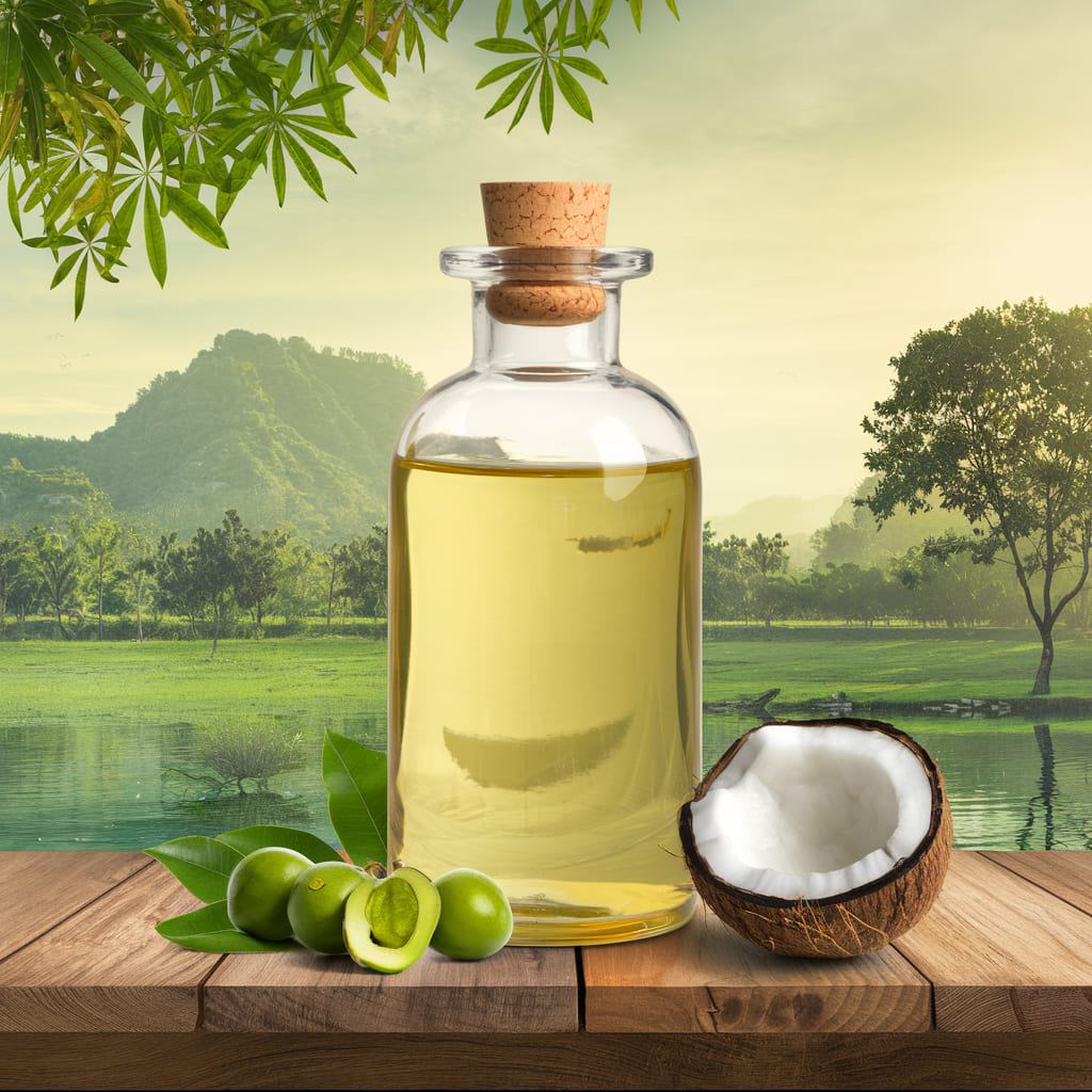 Amla Oil and Coconut Oil Growth-Boosting Treatment
