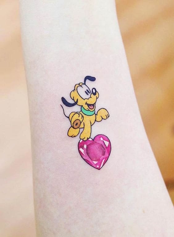 Animal Cartoon Character Tattoos