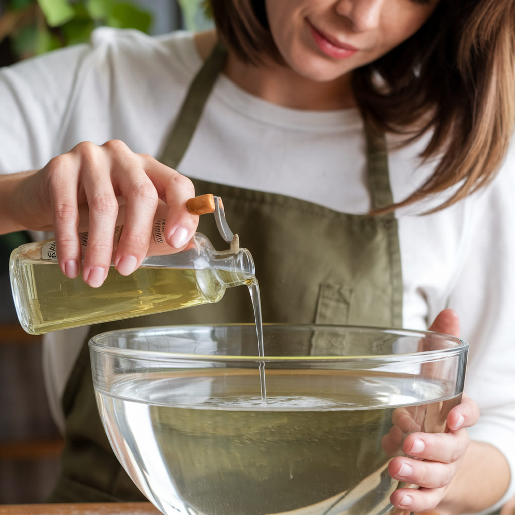 Apple Cider Vinegar Soak for Stronger Nails