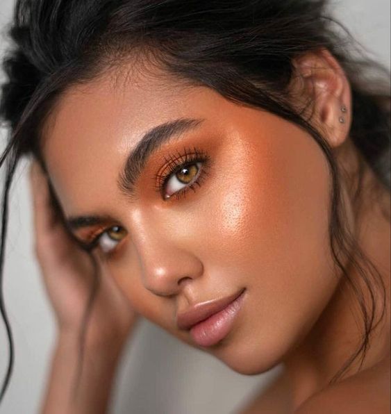 Apricot Fall Makeup Trends