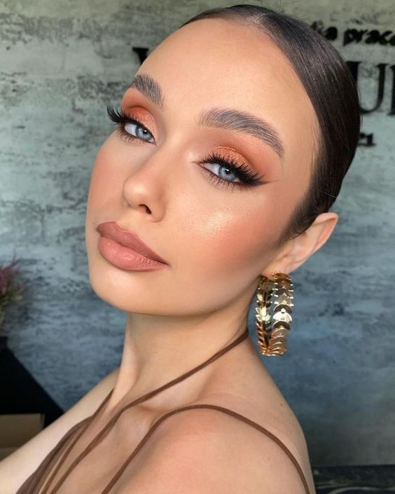 Apricot Fall Makeup Trends