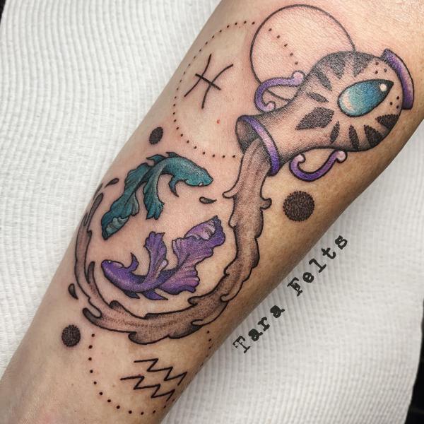  Aquatic-Themed Pisces Tattoos