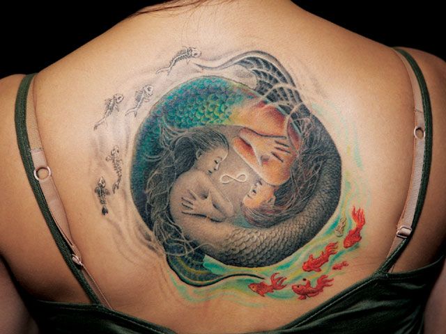 Aquatic-Themed Pisces Tattoos