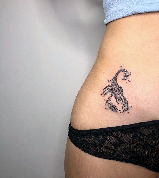 Attractive Waist Body Art