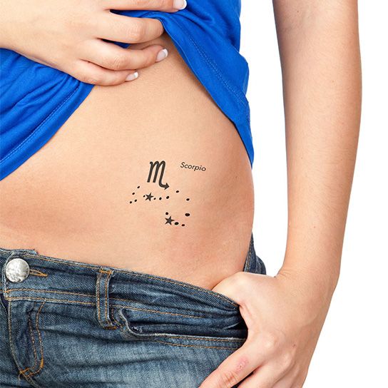 Attractive Waist Body Art