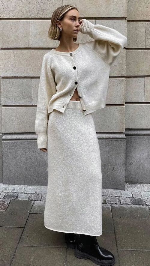 Autumn Knit Two Piece Set