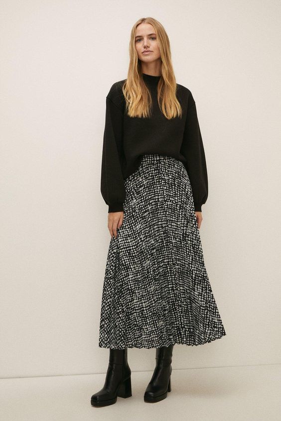 Autumn Long Skirt Style