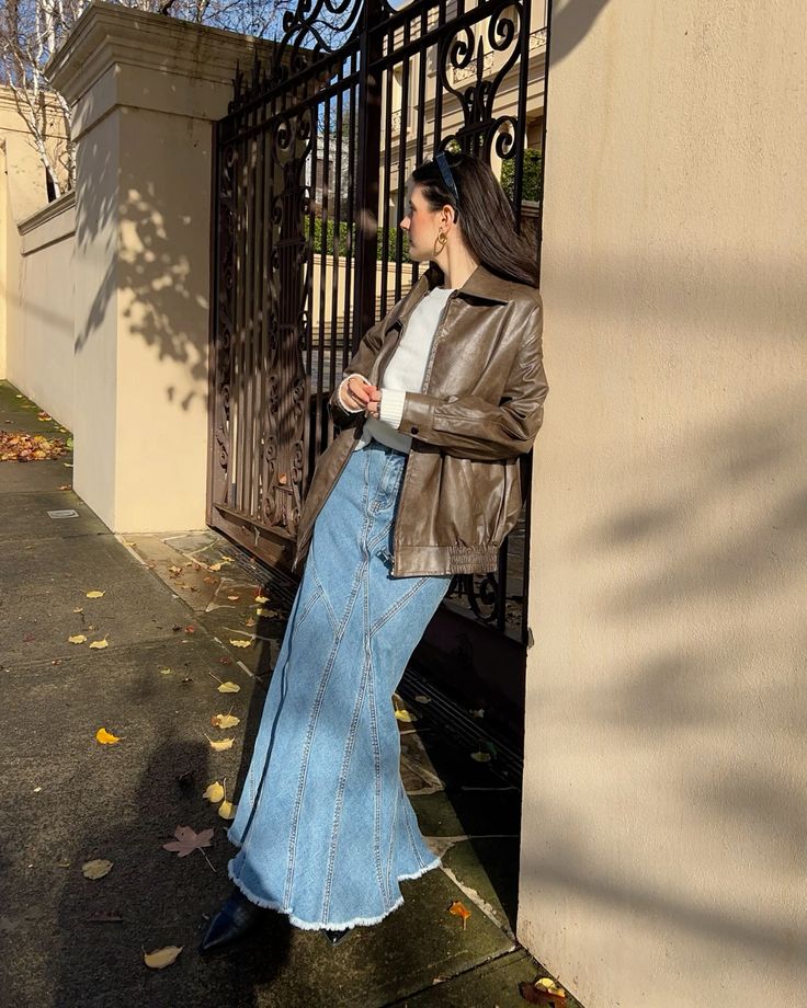 Autumn Long Skirt Style