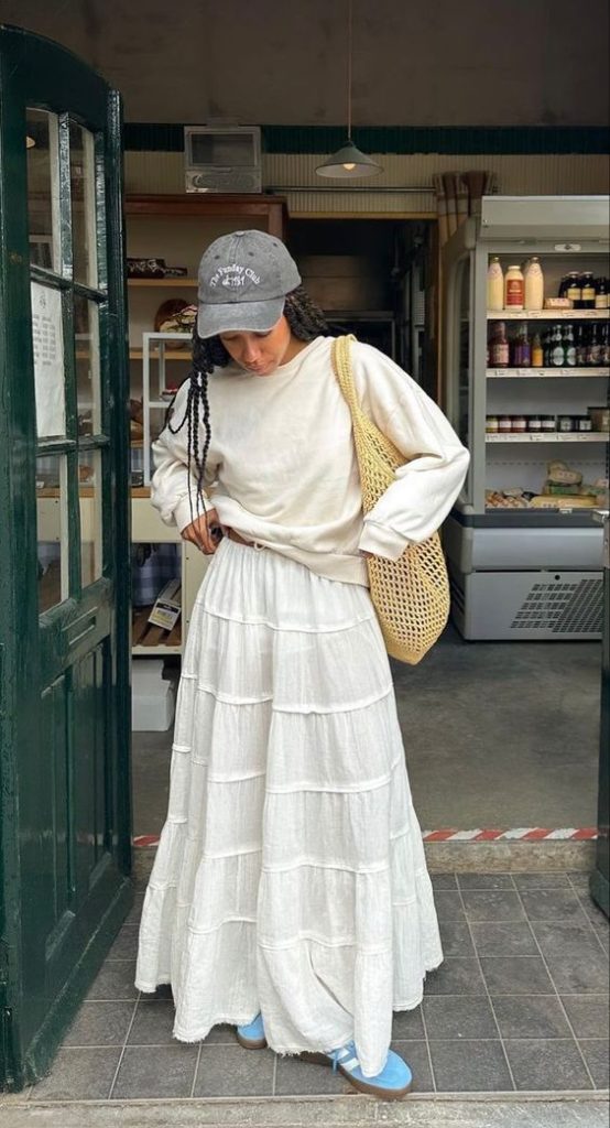 Autumn Long Skirt Style