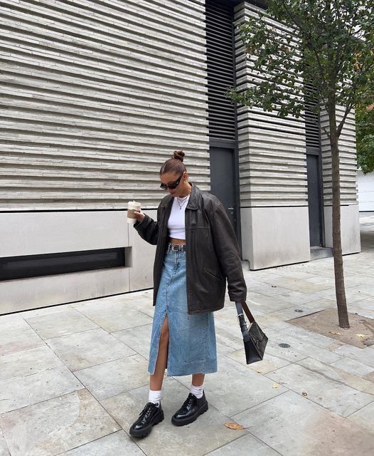 Autumn Long Skirt Style