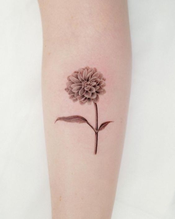 Autumn Symbol Flower Tattoos