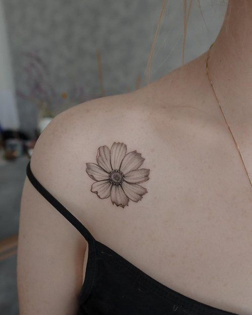 Autumn Symbol Flower Tattoos