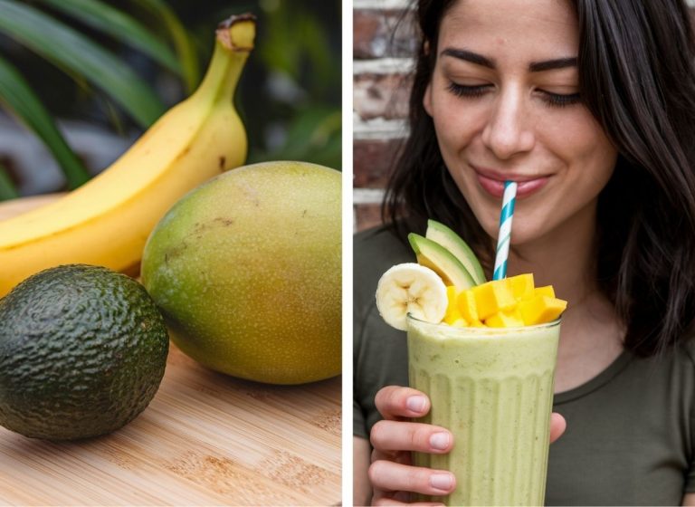 Beauty Benefits of Enjoying Homemade Banana Mango Avocado Smoothie