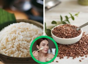 DIY Flaxseed & Rice Cream for Soft, Hydrated-Looking Skin