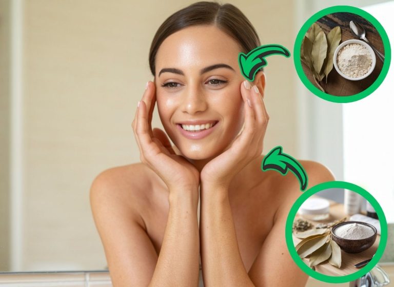 DIY Bay Leaf & Cornstarch Remedies for Acne-Prone, Shiny Skin