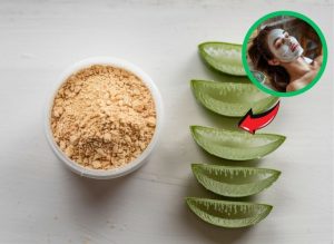 DIY Yeast & Aloe Vera Mask for a Fresh, Glowing-Looking Complexion