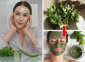 Natural Parsley Skincare Mask for a Smooth, Radiant-Looking Glow