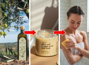 DIY Olive Oil Body Wash for Soft, Nourished-Looking Skin