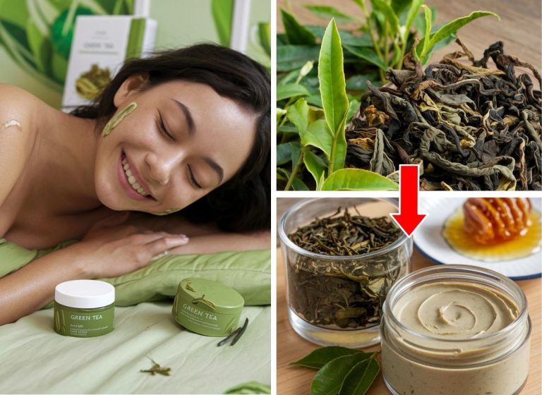 DIY Green Tea Face Mask for Smooth, Clear-Looking Skin