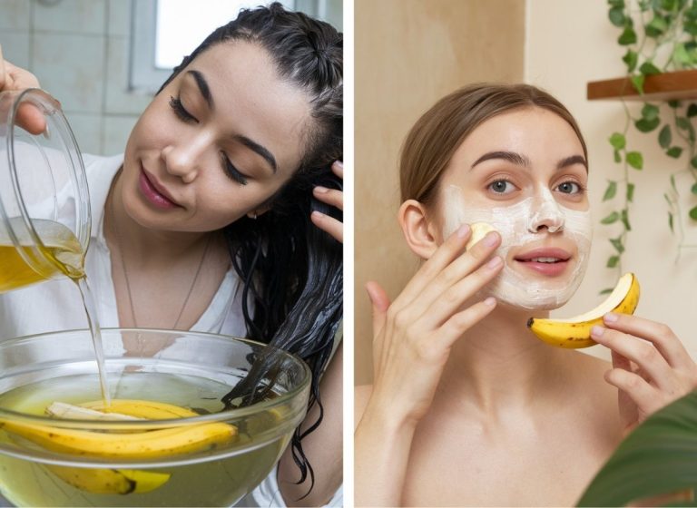 Banana Peel Water is A Beauty Hack for Hydrated Skin & Stronger Hair