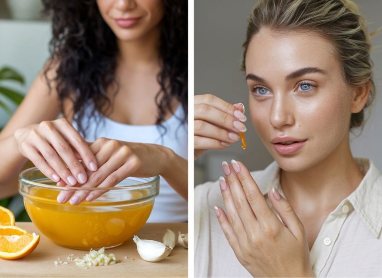 DIY Orange Juice and Garlic Nail Treatment for Fast Growth