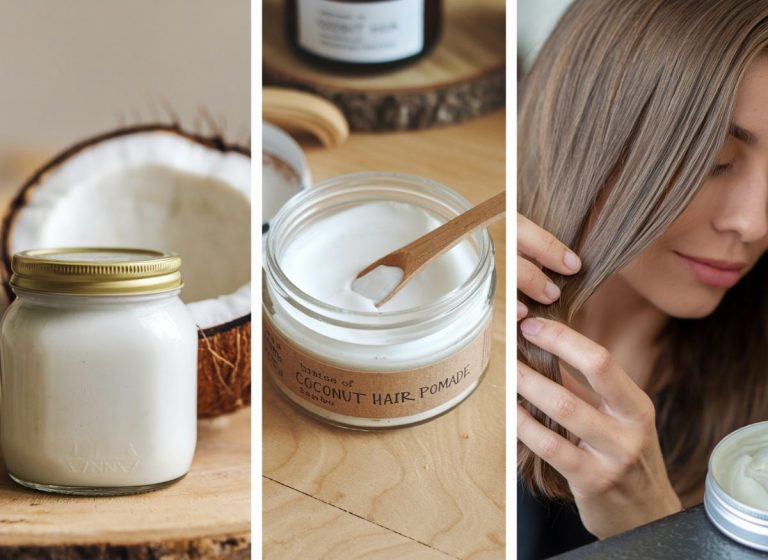DIY Coconut Hair Pomade for Soft, Nourished, and Styled Hair