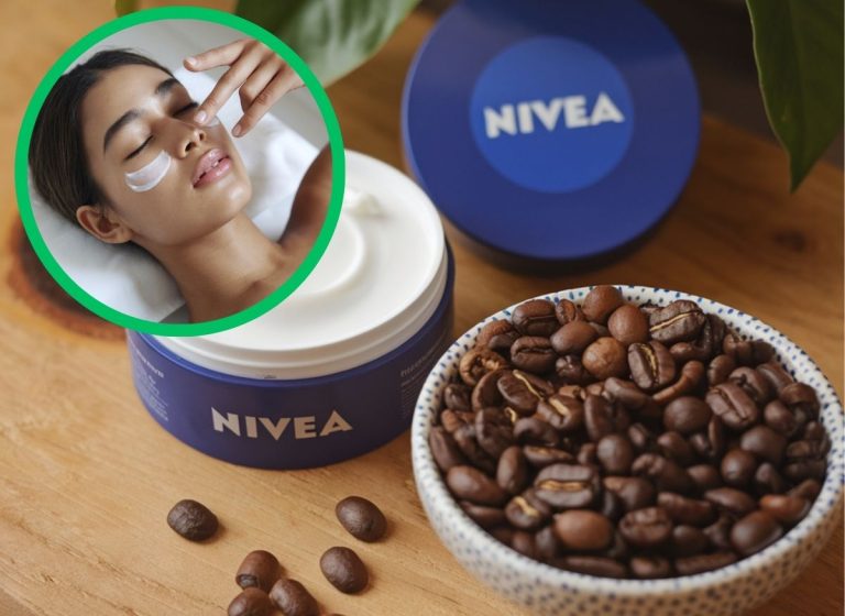 DIY Nivea and Coffee Mix for Smooth, Radiant-Looking Skin