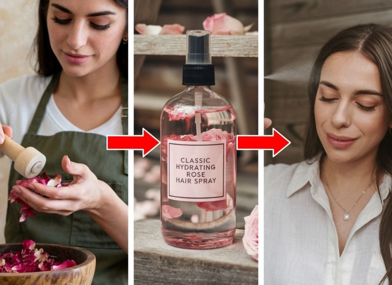 Refresh & Nourish Your Hair with This DIY Rose Hair Spray Recipe