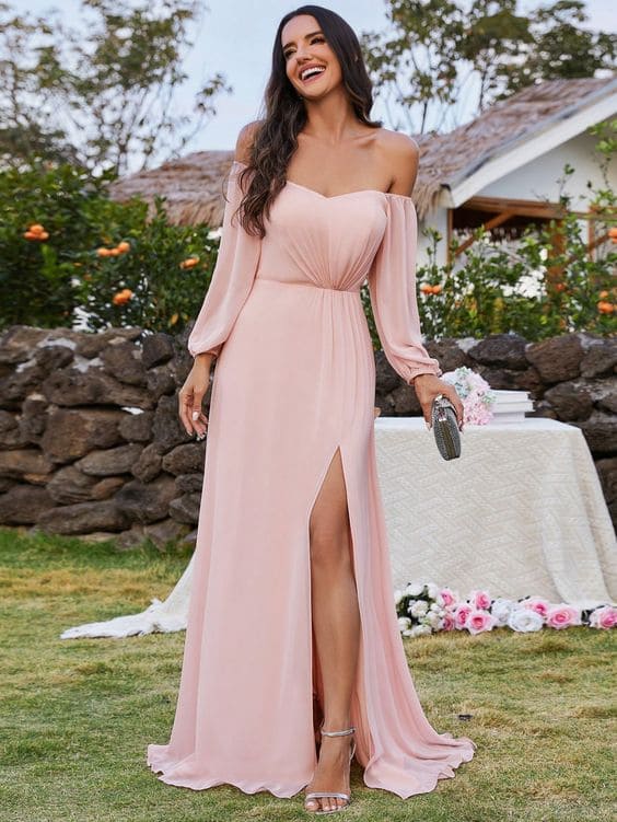 Baby Pink Dress Designs