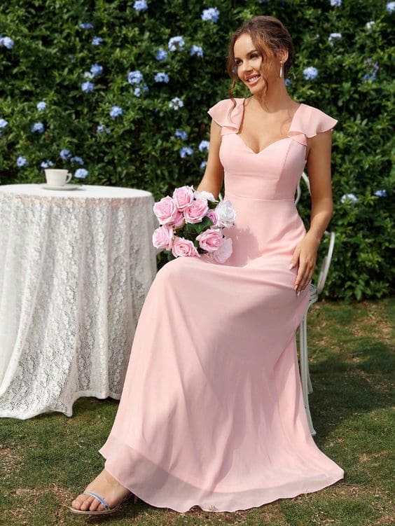 Baby Pink Dress Designs