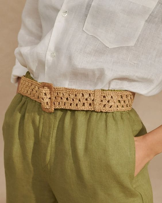Basic Raffia Belts