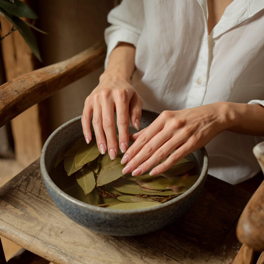 Bay Leaf Nail Strengthening Soak