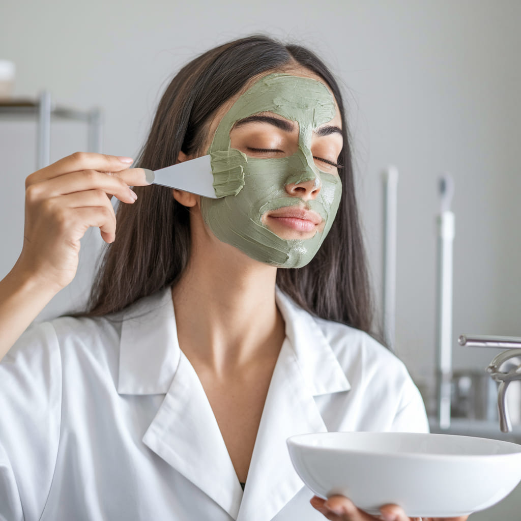 Bay Leaf and Cornstarch Face Mask