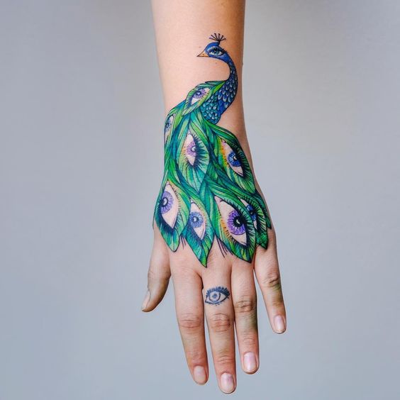  Beautiful Peacock Tattoos